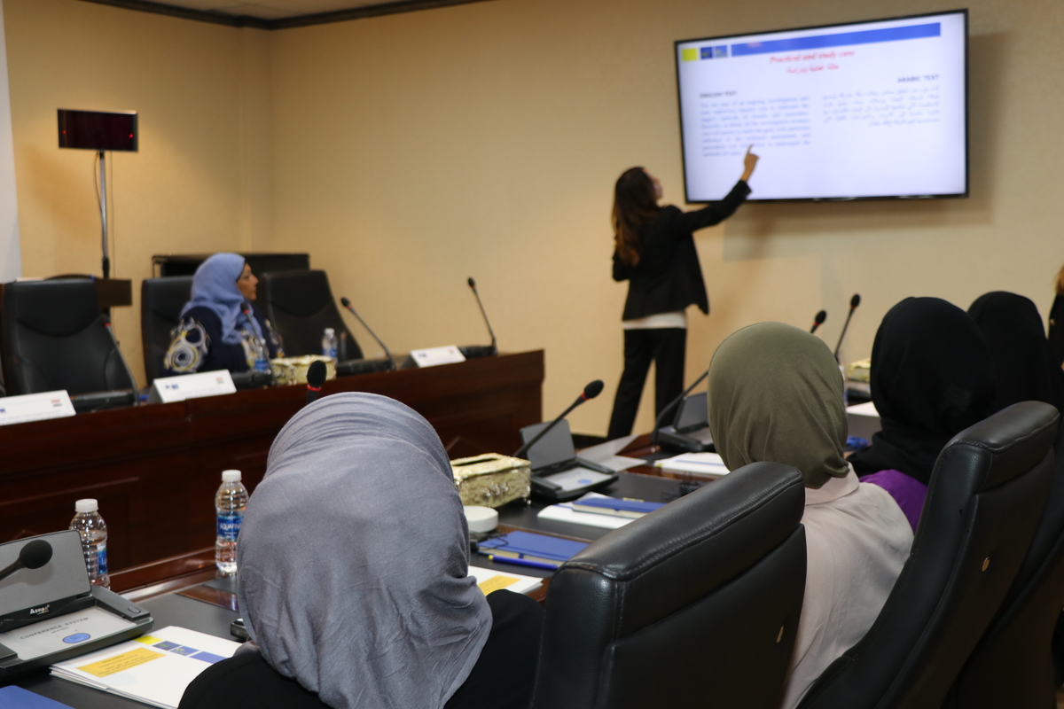 Female Iraqi police officers benefitted from a training on counter ...